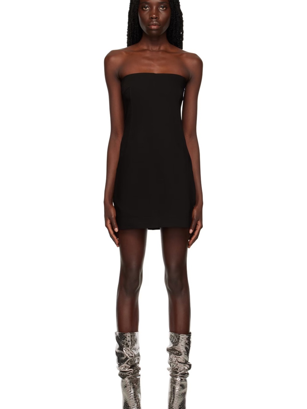 PARIS GEORGIA Black Audrey Mini Dress